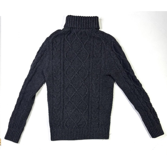 Abercrombie & Fitch Charcoal Turtleneck Sweater - Picture 10 of 13